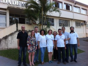 Diretoria do Sindiprol/Aduel e professores do campus de Jacarezinho