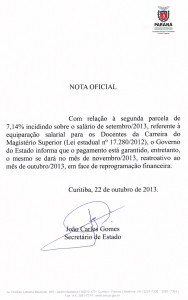 nota oficial governo